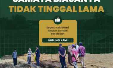 dijual tanah jl h m yasin limpo