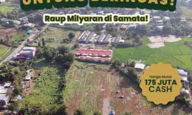 dijual tanah jl hm yasin limpo