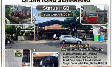dijual tanah jl imam bonjol semarang