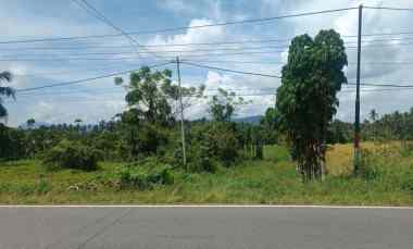 dijual tanah jl inobonto kotamobagu jl