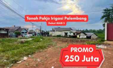 dijual tanah jl irigasi pakjo