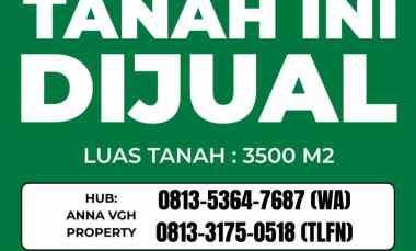 dijual tanah jl kalianak kec asemrowo