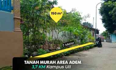 dijual tanah jl kaliurang km 13 5