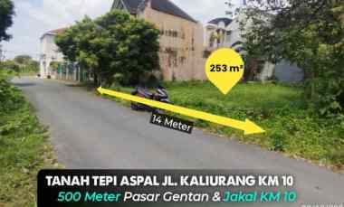 dijual tanah jl kaliurang km 19