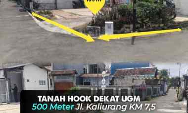 dijual tanah jl kaliurang km 7 5
