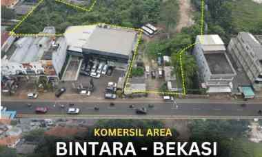 dijual tanah jl kh noer ali kp cibening