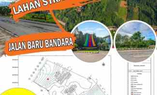 Lahan Komersial 12 Hektar Jalan Utama Soak Simpur, Sukarami, Palembang