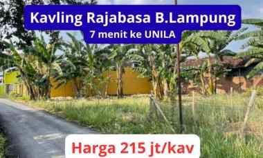 dijual tanah jl nunyai
