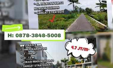 dijual tanah jl palagan km11 ngaglik sleman