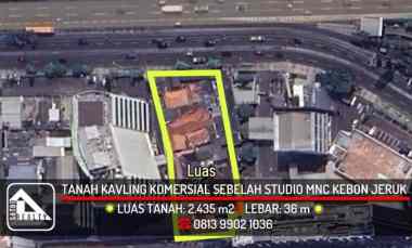 Tanah Kavling Premium Komersial Sebelah Studio MNC Kebon Jeruk