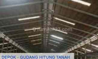 Hot Sale Gudang Hitung Tanah Luas 14,5 HA di jl Raya Bogor Depok