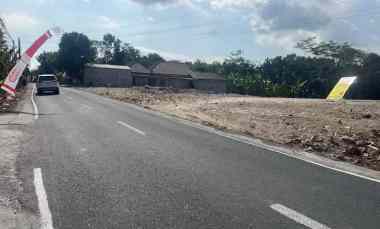 dijual tanah jl raya kasongan