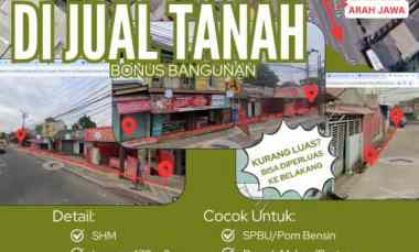 dijual tanah jl raya klari pantura