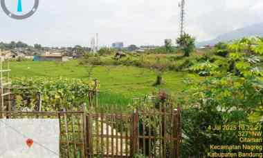 dijual tanah jl raya nagreg kel citaman