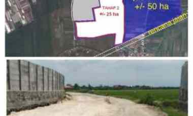 Dijual Tanah Industri Tahap ke 2 jl Raya Sayung km 16 Demak