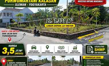 dijual tanah jl sidokerto purwomartani