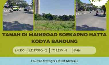 dijual tanah jl soekarno hatta kota bandung