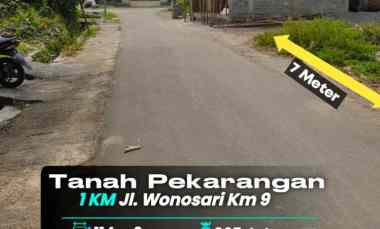 dijual tanah jl wonosari km 9