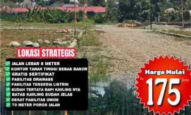 dijual tanah jl yasin limpo