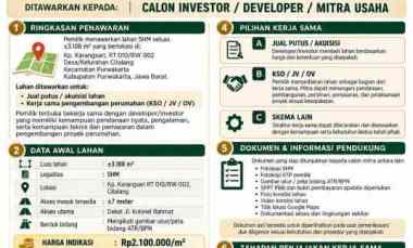 dijual tanah jln raya kolonel rahmat kp