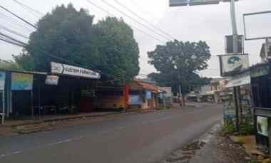 Tanah Pinggir Jalan Raya Kalimulya Depok Bonus Kios dan Kontrakan