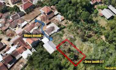 Tanah Kebon Datar 210 m2 15 Bata dekat Polsek Sukasari Sumedang