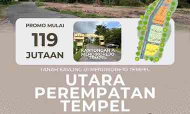 dijual tanah kantongan a utara
