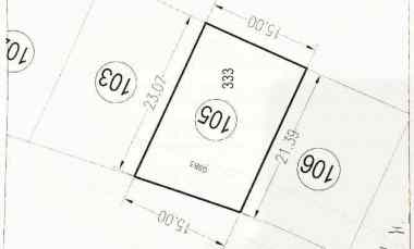 dijual tanah kavling di taman dayu