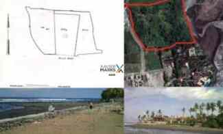 Dijual Tanah Beach Front Pantai Ketewel Bali dekat Villa