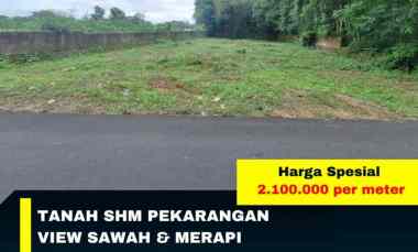 dijual tanah kledokan selomartani