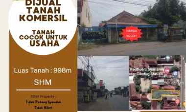 dijual tanah komersil di ciledug cirebon