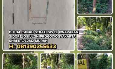 dijual tanah kwarakan sidorejo lendah