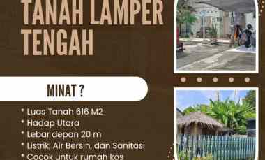 dijual tanah lamper tengah
