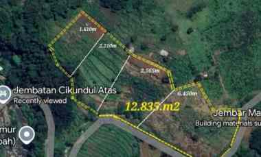 dijual tanah lokasi puncak cipanas jawa barat