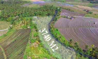 dijual tanah los sungai siap dibangun