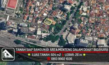 Lahan Premium Siap Bangun di Area Menteng dalam, Tebet Jakarta Selatan