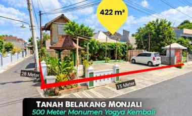 Tanah Tepi Aspal Cocok untuk Usaha dekat Ringroad Monjali Ugm 500