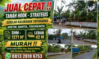 dijual tanah muneng tirtohargo kretek