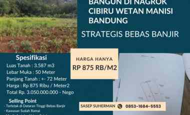dijual tanah nagrok cibiru wetan bandung