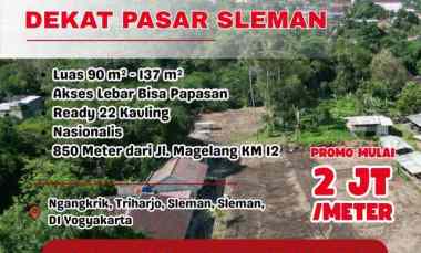 dijual tanah ngangkrik triharjo sleman