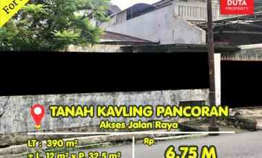 Tanah Dijual di Pancoran Timur