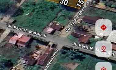 dijual tanah parit h muksin