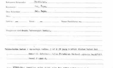 dijual tanah parit sembin