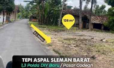 dijual tanah pasar godean