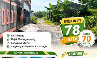 Tanah Termurah Siap Bangun Shm Ready Langsung Owner Sekitar Pedurungan