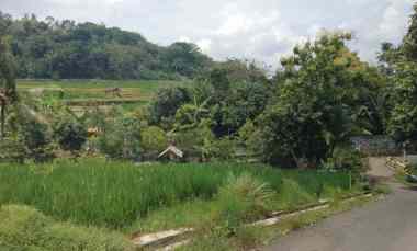 dijual tanah pinggir jalan view gunung