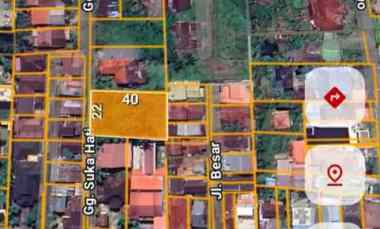 Dijual Tanah Siap Bangun. Lokasi Podomoro. GG.Suka Hati. Ukuran 22x40