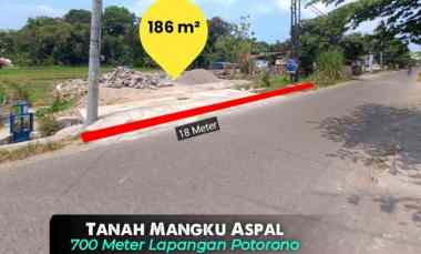 dijual tanah potorono