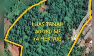 For Sale/ Dijual Tanah Luas 4ha Daerah Puncak,cianjur,Jawa Barat