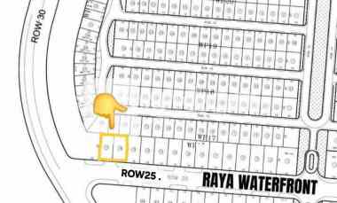 2 Jejer Kavling Citraland Raya Waterfront Row 25 meter dekat Ciputra